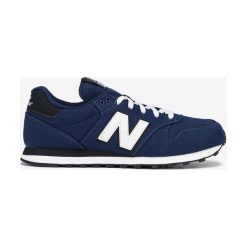 New Balance 500 Tenisówki Niebieski. Niebieskie trampki męskie New Balance, bez wzorów, z materiału, bez zapięcia. Za 343,95 zł.