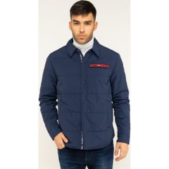 Kurtka przejściowa Tommy Jeans Padded Collar Velcro DM0DM07367. Niebieskie kurtki męskie Tommy Jeans, xl, bez wzorów, z jeansu, bez kaptura. Za 749,00 zł.