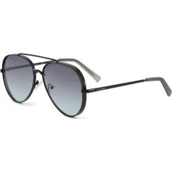 Guess Jeans - Okulary GG2150.01P. Czarne okulary przeciwsłoneczne męskie Guess Jeans, z jeansu. Za 499,90 zł.