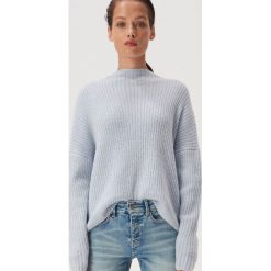 Połyskujący sweter - Niebieski. Niebieskie swetry damskie Sinsay, s, bez wzorów, bez rękawów, bez kaptura. Za 59,99 zł.