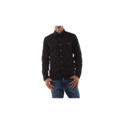 Koszule z długim rękawem Levis 74389 0002 LS BATTERY SHIRT SHIRT m__czyzna BLACK. Czarne koszule męskie Levi's®, s, bez wzorów, bez kołnierzyka, z długim rękawem. Za 245,55 zł.