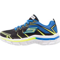Skechers NITRATE Tenisówki i Trampki black/blue/lime. Czarne trampki dziewczęce Skechers, z materiału, klasyczne. W wyprzedaży za 131,40 zł.