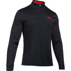 UA Fleece 1/4 Zip 1286334-005. Czarne bluzy męskie Under Armour, s, bez wzorów, z poliesteru, bez kołnierzyka, bez rękawów, bez kaptura. W wyprzedaży za 159,99 zł.
