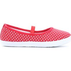 Czerwone Tenisówki Jump 'N' Run. Czerwone trampki chłopięce marki Born2be, na lato, z materiału, z okrągłym noskiem. Za 24,99 zł.