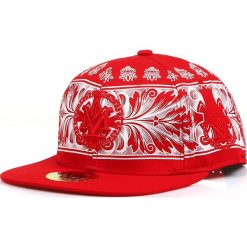 Czapki z daszkiem męskie: Czapka męska snapback czerwona (hx0278)