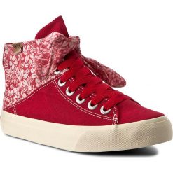Sneakersy COCA-COLA - Alanis CCA1189 Vermelho. Czerwone półbuty damskie marki Coca-Cola, na co dzień, z aplikacjami, z tworzywa sztucznego, bez obcasa, na płaskiej podeszwie, bez zapięcia. W wyprzedaży za 179,00 zł.
