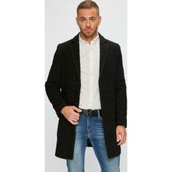 Trussardi Jeans - Płaszcz. Czarne płaszcze męskie Trussardi Jeans, s, bez wzorów, z poliesteru, bez kaptura. W wyprzedaży za 799,90 zł.