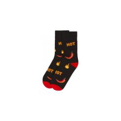 Skarpetki Bobby Sox - Spicy Hot BS12. Czarne skarpetki męskie Bobby Sox - skarpetki, bez wzorów, z elastanu. Za 18,00 zł.