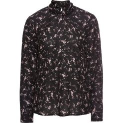 Bluzki damskie: Bluzka w kwiaty bonprix czarny w kwiaty