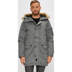 Levi's - Kurtka puchowa. Szare płaszcze męskie marki Levi's®, s, bez wzorów, z poliesteru, długie, z kapturem. Za 999,90 zł.
