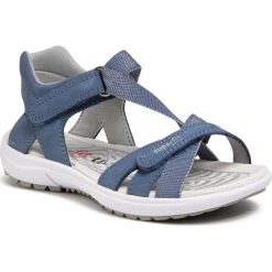 Sandały SUPERFIT - 6-09203-81 M Blau. Niebieskie sandały dziewczęce Superfit, ze skóry, bez zapięcia. Za 299,00 zł.