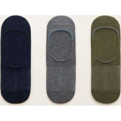 Mango Man - Skarpety Pinkdot (3-pack). Szare skarpetki męskie marki Mango Man, bez wzorów, z elastanu. Za 49,90 zł.