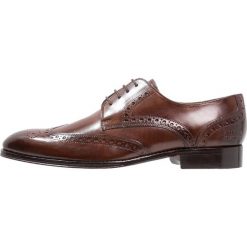 Melvin & Hamilton KANE Eleganckie buty dark brown. Pomarańczowe buty wizytowe męskie marki Melvin & Hamilton, ze skóry, na sznurówki. W wyprzedaży za 567,20 zł.