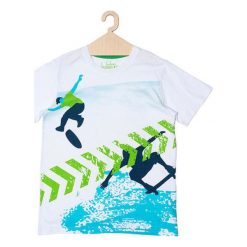 T-shirty chłopięce: T-shirt w kolorze białym