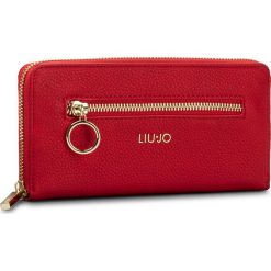 Portfele damskie: Duży Portfel Damski LIU JO – Xl Zip Around Ohio N18216 E0037 Flame Red 81662