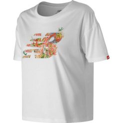 Koszulka New Balance Sweet Nectar Top W Biała. Białe bluzki damskie New Balance, bez wzorów, z bawełny, wakacyjne, bez kołnierzyka. Za 99,99 zł.