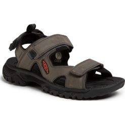 Sandały KEEN - Targhe III Open Toe Sandal 1022424 Grey/Black. Szare sandały męskie Keen, ze skóry, z otwartym noskiem, bez zapięcia. Za 349,00 zł.