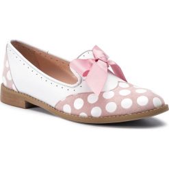 Lordsy L37 - Mouse World Z1DS9 Pink/White. Różowe półbuty damskie marki L37, na co dzień, bez wzorów, ze skóry, bez obcasa, na obcasie, bez zapięcia. Za 609,00 zł.