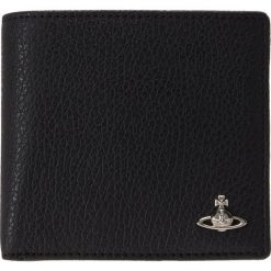 Vivienne Westwood MILANO MAN WALLET WITH COIN Portfel black. Czarne portfele męskie marki Vivienne Westwood, bez wzorów. Za 549,00 zł.