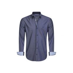 Sir Raymond Tailor Koszula Męska, M, Ciemnoniebieska. Szare koszule męskie Sir Raymond Tailor, m, bez wzorów, z bawełny, bez kołnierzyka, bez rękawów. Za 159,00 zł.