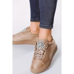 Beżowe Buty Sportowe Redemption. Brązowe buty sportowe damskie Multu, bez wzorów, sportowe. Za 34,99 zł.