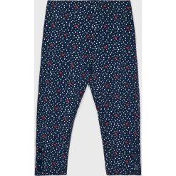 Blukids - Legginsy dziecięce 98-134 cm. Niebieskie spodnie dziewczęce Blukids, bez wzorów, z elastanu. W wyprzedaży za 27,90 zł.