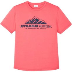 T-shirt z nadrukiem bonprix kremowy koralowy. Różowe koszulki męskie bonprix, xxl, z nadrukiem, bez kołnierzyka. Za 42,99 zł.