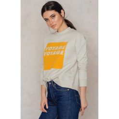 Bluzy damskie: Samsoe & Samsoe Bluza z okrągłym dekoltem Alvina – Multicolor,Nude