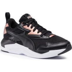 Sneakersy PUMA - X-Ray Lite Wmn's Metallic 374737 01 Puma Black/Black/Rose Gold. Czarne półbuty damskie Puma, ze skóry ekologicznej. Za 289,99 zł.