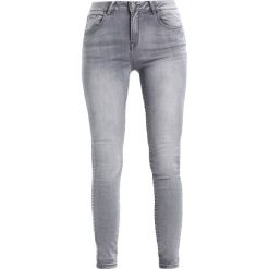 Vila VICOMMIT Jeans Skinny Fit grey denim. Szare rurki damskie Vila. Za 209,00 zł.