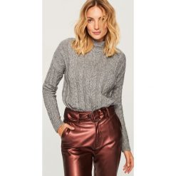 Sweter - Szary. Szare bez kategorii Reserved, m. W wyprzedaży za 49,99 zł.