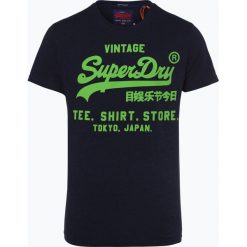 Superdry - T-shirt męski, niebieski. Niebieskie t-shirty męskie marki Superdry, s, z nadrukiem, bez kołnierzyka. Za 59,95 zł.