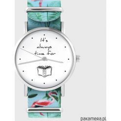 Zegarek - Time for book - flamingi, nato. Zegarki damskie Pakamera. Za 103,00 zł.