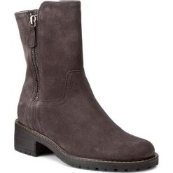 Botki GABOR - 76.093.39 Dark Grey. Szare botki damskie na obcasie Gabor, ze skóry. W wyprzedaży za 329,00 zł.