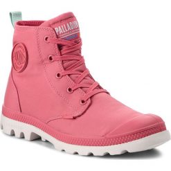 Trapery PALLADIUM - Pampa Puddle Lt Wp Wb U 75970-668-M Garnet Rose/Moonbeam. Różowe trapery damskie Palladium, z materiału. W wyprzedaży za 279,00 zł.