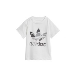 T-shirty z krótkim rękawem Dziecko adidas Koszulka adidas Camo Trefoil. Białe t-shirty chłopięce z krótkim rękawem Adidas. Za 79,95 zł.