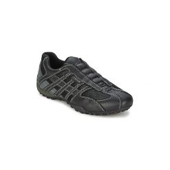 Buty Geox SNAKE. Czarne trampki męskie Geox, bez wzorów, bez zapięcia. Za 476,10 zł.