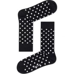 Happy Socks - Skarpety Dot. Czarne skarpetki męskie Happy Socks, z bawełny. W wyprzedaży za 29,90 zł.