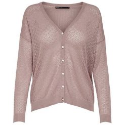 ONLY Damski New Oda kardigan New Oda L / S z dekoltem w szpic Knt Deauville Mauve (rozmiar M). Fioletowe swetry damskie ONLY, s, bez wzorów, bez rękawów, bez kaptura. W wyprzedaży za 94,00 zł.