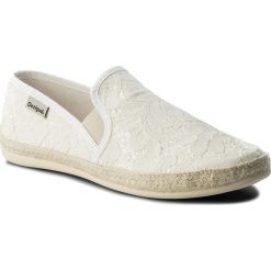 Espadryle DESIGUAL - Taormina 18SSKF03 1000. Szare espadryle damskie marki Desigual, l, z tkaniny, casualowe, z długim rękawem. W wyprzedaży za 169,00 zł.