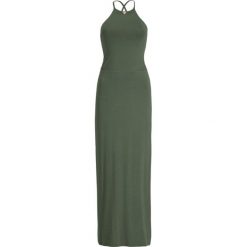Sukienka plażowa Emporio Armani 262389 9P314 00084. Zielone sukienki damskie Emporio Armani, na plażę, l, bez wzorów, z elastanu, bez kołnierzyka, bez rękawów. W wyprzedaży za 219,00 zł.