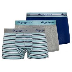 Pepe Jeans Potrójne Opakowanie Męskich Bokserek Laird S Wielobarwne. Niebieskie bokserki męskie Pepe Jeans, bez wzorów, z jeansu. Za 189,00 zł.