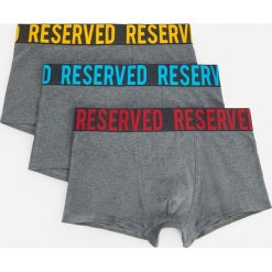Melanżowe bokserki 3 pack -. Bokserki męskie Reserved, bez wzorów. Za 59,99 zł.
