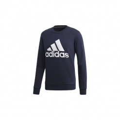 Bluzy adidas Bluza z zaokrąglonym dekoltem Must Haves Badge of Sport. Białe bluzy męskie rozpinane marki Adidas, l. Za 229,00 zł.