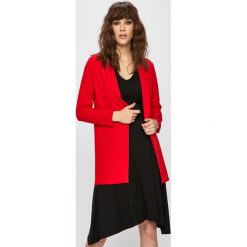 Answear - Żakiet. Czerwone marynarki damskie ANSWEAR, s, bez wzorów, z tkaniny. W wyprzedaży za 79,90 zł.