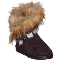 Skórzane botki w kolorze czarnym. Czarne buty zimowe damskie marki Carla Samuel. W wyprzedaży za 169,95 zł.
