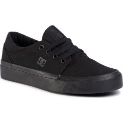 Tenisówki DC - Trase Tx ADBS300083 Black(BB2). Czarne trampki i tenisówki damskie DC, bez wzorów, z gumy, bez zapięcia. Za 169,00 zł.