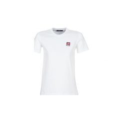 T-shirty z krótkim rękawem Diesel SILY ZE. Białe t-shirty damskie Diesel, s, bez wzorów, bez kołnierzyka. Za 199,00 zł.