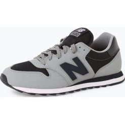 New Balance - Tenisówki męskie z dodatkiem skóry, szary. Szare trampki męskie New Balance, bez wzorów, ze skóry, sportowe, bez zapięcia. Za 329,95 zł.