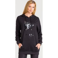 BLUZA Liu Jo. Czarne bluzy damskie Liu Jo Sport, xs, z nadrukiem, z materiału, bez rękawów, bez kaptura. Za 589,00 zł.